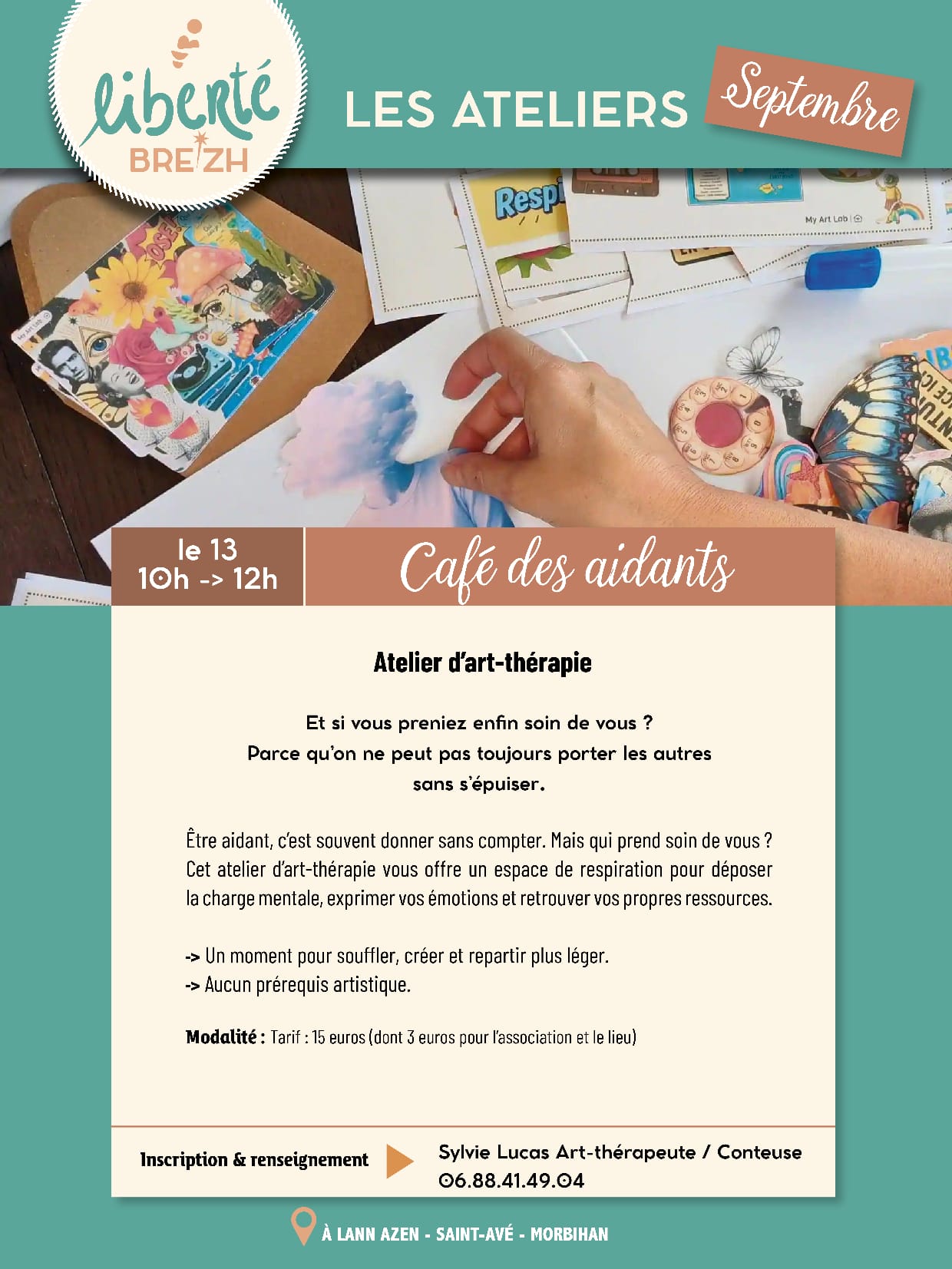 Atelier " Café des aidants", le 13 septembre 2026 à Saint-Avé